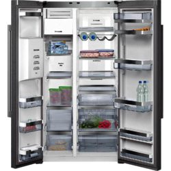 Siemens IQ700 KA62DP92GB American Style Fridge Freezer in Stainless Steel